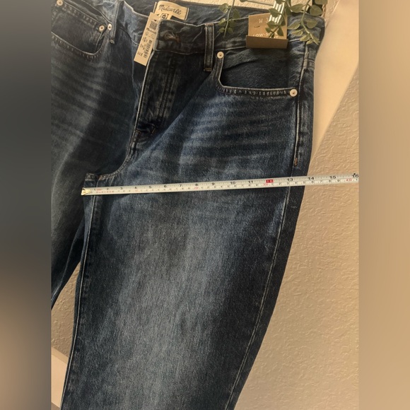 MADEWELL 31P Low Slung Straight Rigid denim NWT petite baggy - Picture 14 of 15